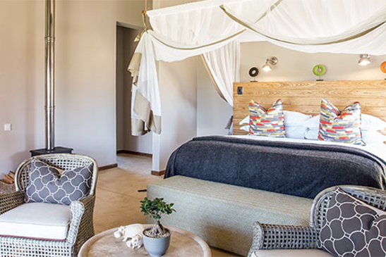 Safaris Down South - Village Lodge at Botlierskop Game Reserve - Luxury Room