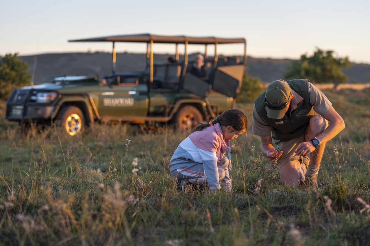 Kids on safari in the Eastern Cape