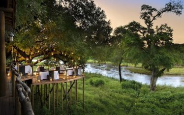 A stunning setting on a Lion Sands safari