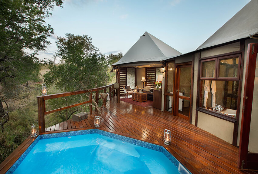 Hamiltons Tented Camp Luxury Suite 8