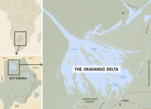 Okavango Delta Map